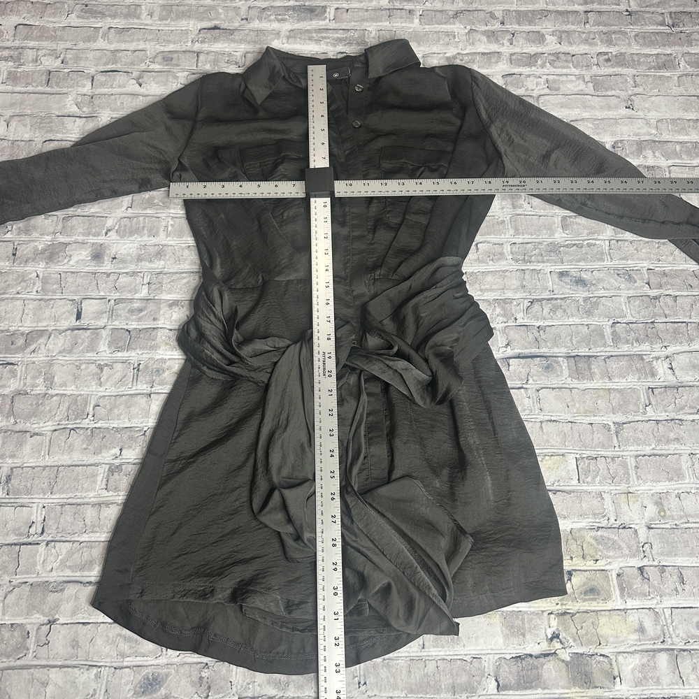 NWT Miou Muse Black Long Sleeve Dress Size Medium - Picture 15 of 16